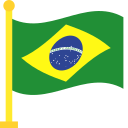 Logo Da Apple Com A Bandeira Do Brasil - Brazil Flag, HD Png Download ,  Transparent Png Image - PNGitem