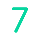 numero 7 icon