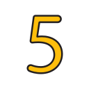 número 5 icon