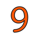 número 9 icon