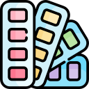 paleta de color icon