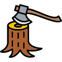 deforestación icon