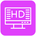 pantalla hd icon