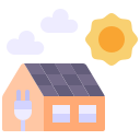 casa solar icon