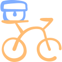 bicicleta de reparto icon