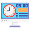 hora del reloj icon