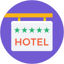 signo de hotel icon