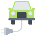 vehículo eléctrico icon