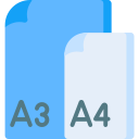 tamaño de papel icon