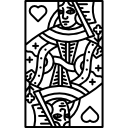 Queen of Hearts Card 