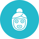 máscara facial icon