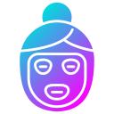 máscara facial icon