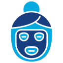 máscara facial icon