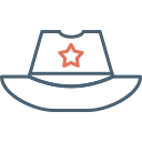 sombrero de vaquero icon