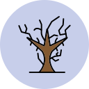 Árbol seco icon