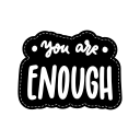 You are enough Stickers - Free miscellaneous Stickers