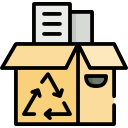 caja de reciclaje icon