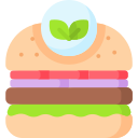 Hamburguesa vegana icon