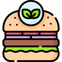 Hamburguesa vegana icon