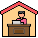 work from home icon