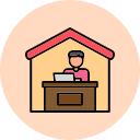 work from home icon