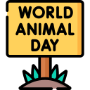 world animal day icon