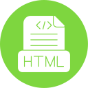 archivo html icon