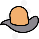 sombrero de vaquero icon