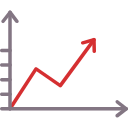 gráfico de líneas icon