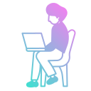 work from home icon