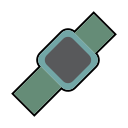 reloj de mano icon