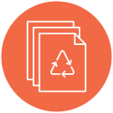 papel reciclado icon