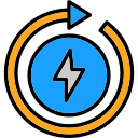 energía renovable icon