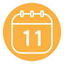 fecha del calendario icon