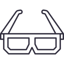 gafas 3d icon