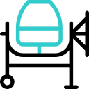 Concrete mixer icon