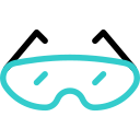 Safety glasses icon