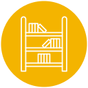 estantería de libros icon