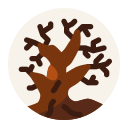 Árbol seco icon