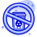 Zero waste icon