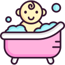 bañera de bebe icon