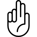 lateinische hand icon