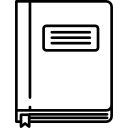 Notebook with Bookmark icon