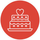 pastel de boda icon