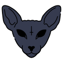 gato esfinge icon