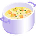 zuppa di pollo icona