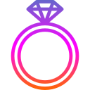 кольцо с бриллиантом icon