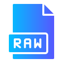 archivo raw icon