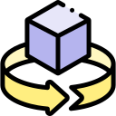 cubo 3d icon