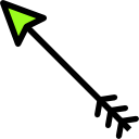 flecha diagonal icon